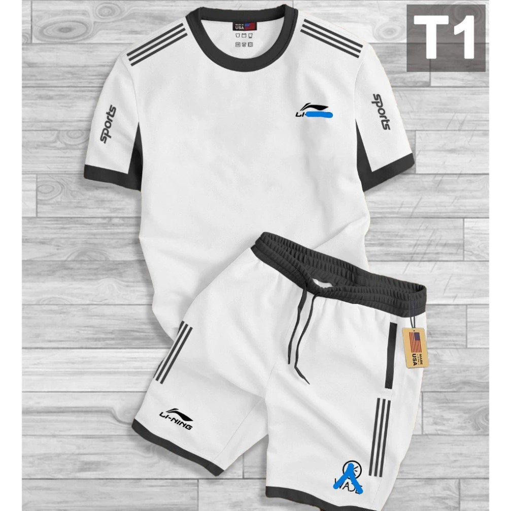 BỘ LN WADE TRẮNG FORM RỘNG – SET ĐỒ THUN NAM NỮ MẶC MÁT, HỌA TIẾT WADE TRẺ TRUNG