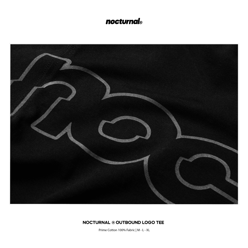 Áo Thun In Form Boxy NOCTURNAL Outbound Logo Tee Prime Cotton 100% Nam Nữ Unisex Localbrand | BigBuy360 - bigbuy360.vn