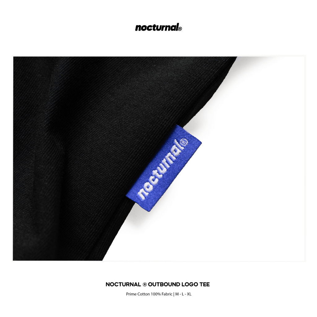 Áo Thun In Form Boxy NOCTURNAL Outbound Logo Tee Prime Cotton 100% Nam Nữ Unisex Localbrand | BigBuy360 - bigbuy360.vn