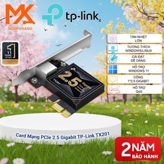 TP-Link TX201 Card Mạng PCIe 2.5 Gigabit – Tốc Độ 2.5Gbps, Kết Nối Ổn Định Cho PC, Chính Hãng