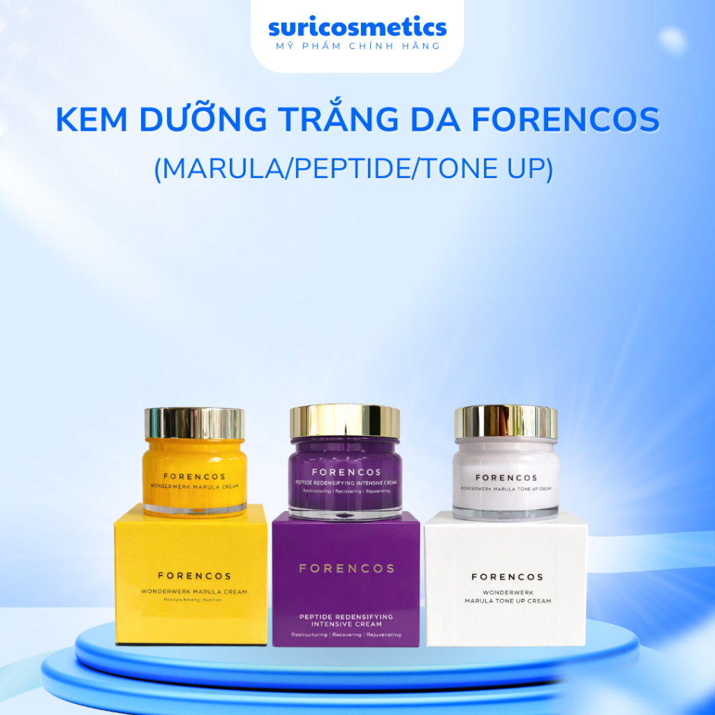 Kem Dưỡng Trắng Da Forencos Wonderwerk Marula Tone Up/ Wonderwerk Marula/Peptide Redensifying 50ml