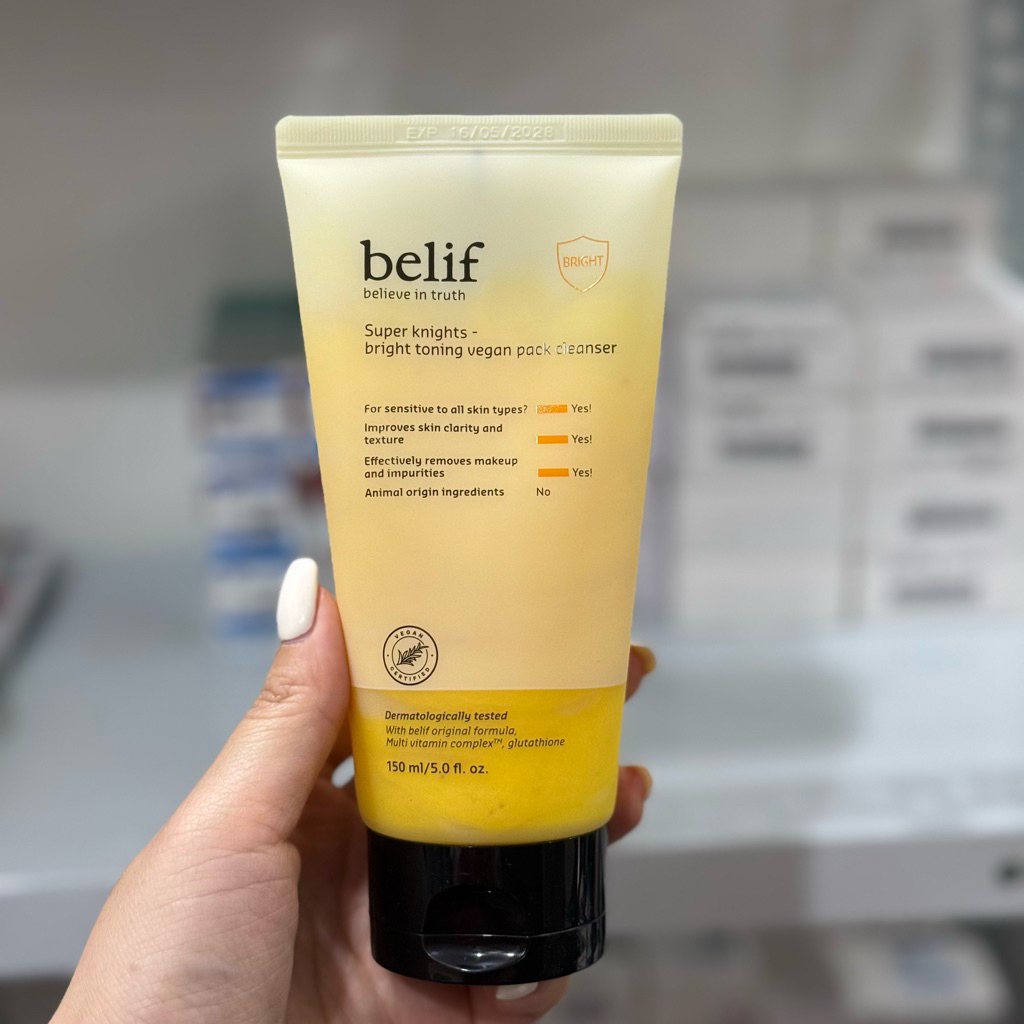 Sữa rửa mặt Belif Super Knights Vegan Pack Cleanser