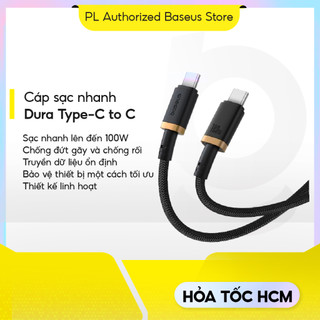 Cáp Sạc Nhanh Baseus Dura Series Fast Charging Cable Type-C to Type-C 100W