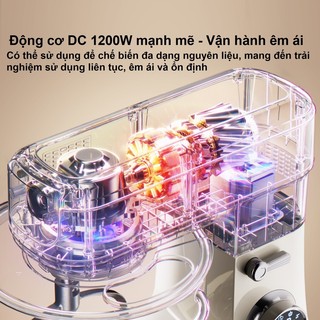 Máy trộn bột, nhồi xúc xích 6 trong 1. Thương hiệu Mỹ cao cấp Biolomix - BM606EG - Bảo hành 12 tháng