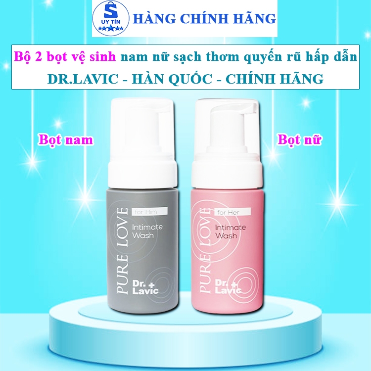 COMBO 2 bọt vệ sinh Dr.lavic hàn quốc dung dịch vệ sinh dạng bọt drlavic chính hãng dr lavic dành ch