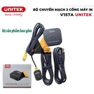 Bộ chia sẻ dữ liệu 2 máy tính to 1 máy in unitek v157a ugreen us158 30346