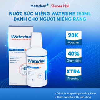 Nước Súc Miệng 250ml Waterine Cho Người Niềng Răng, Được Nha Sĩ Khuyên Dùng – Ngăn Tụt Lợi, Giảm Viêm Nướu Hiệu Quả