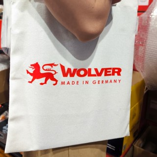 Túi canvas cao cấp logo Wolver - Túi có đáy - không khóa kéo - 30 cm x 35 cm - Túi Vải Canvas