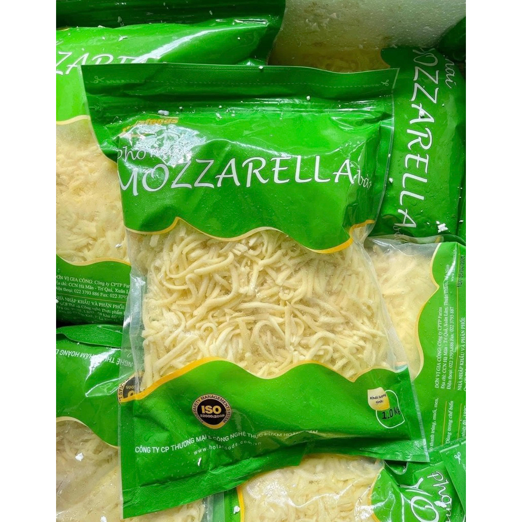 Phô mai BÀO sợi mozzarella Holafoods