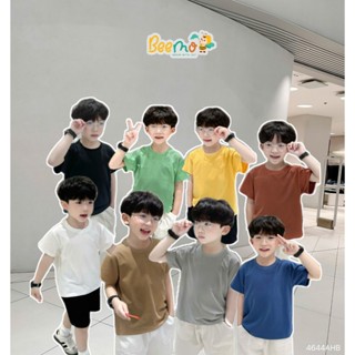 ÁO THUN TRẺ EM TRƠN CỘC TAY – ÁO THUN CO GIÃN 4 CHIỀU, THOÁNG MÁT, THẤM HÚT MỒ HÔI CHO BÉ TRAI & BÉ GÁI SIZE 9-24kg