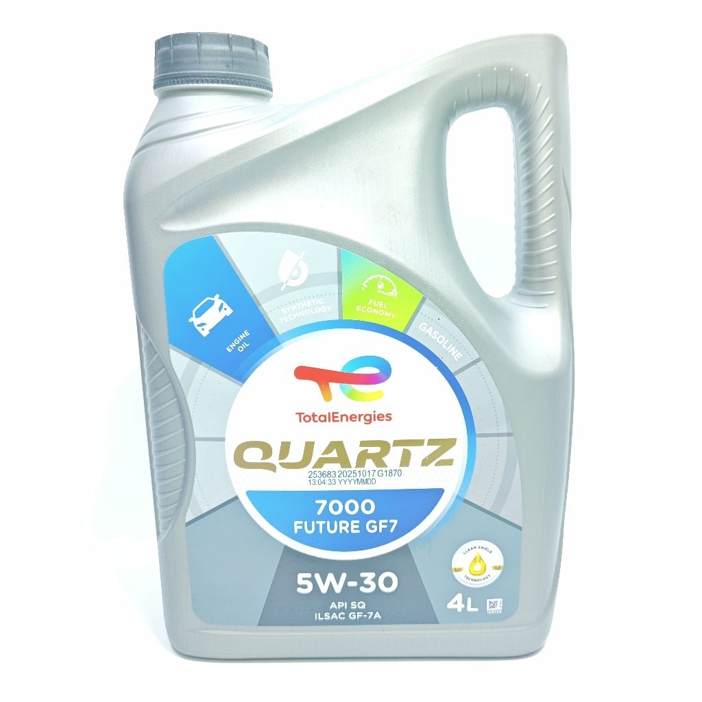 Nhớt Ô Tô Total Quartz 7000 5W30 Future GF7 (4L) - Dầu Nhớt Bán Tổng Hợp Cao Cấp Cho Động Cơ Xăng