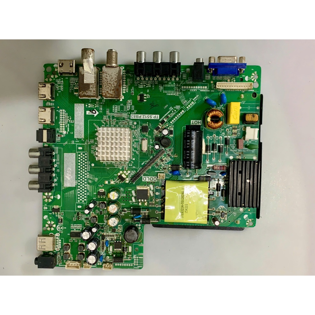 Bo main boar mạch linh kiện tivi tv Arirang Ar 3288D 3288 nguồn, xử lý chung chính chủ khiển