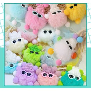 Combo 10 Móc Khóa Banh Xù Nhỏ Xinh Dễ Thương Đáng Yêu