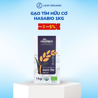 [HỮU CƠ] Gạo tím hữu cơ HASABIO 1kg