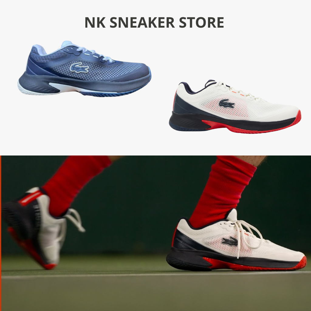 [HÀNG CHÍNH HÃNG] Giày Pickleball Nam Lacoste Men's Tech Point Tennis _ Phom Dáng Gọn Gàng