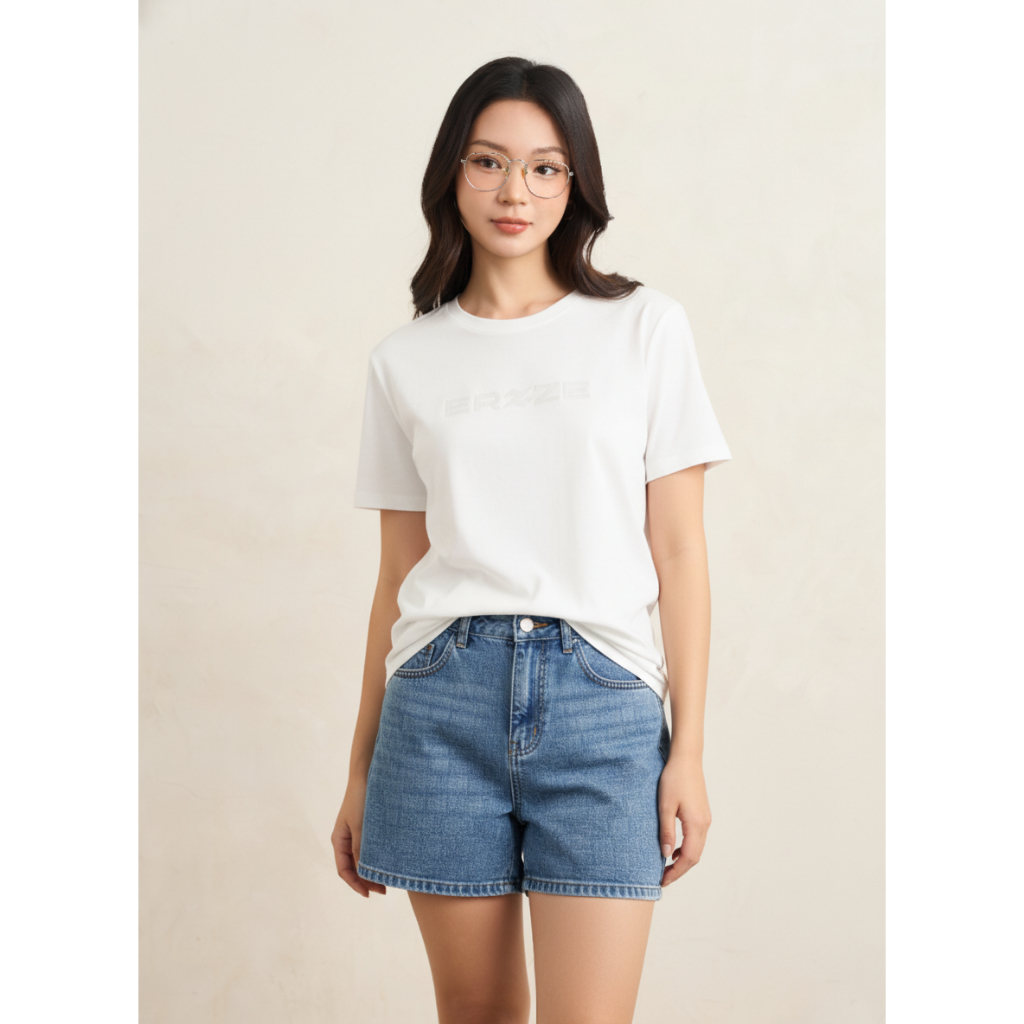 Áo Thun Nữ Ngắn Tay BREEZE COMFORT TEE, Chất Cotton Mát, Thiết Kế In Trẻ Trung W0ATS26010 | BigBuy360 - bigbuy360.vn