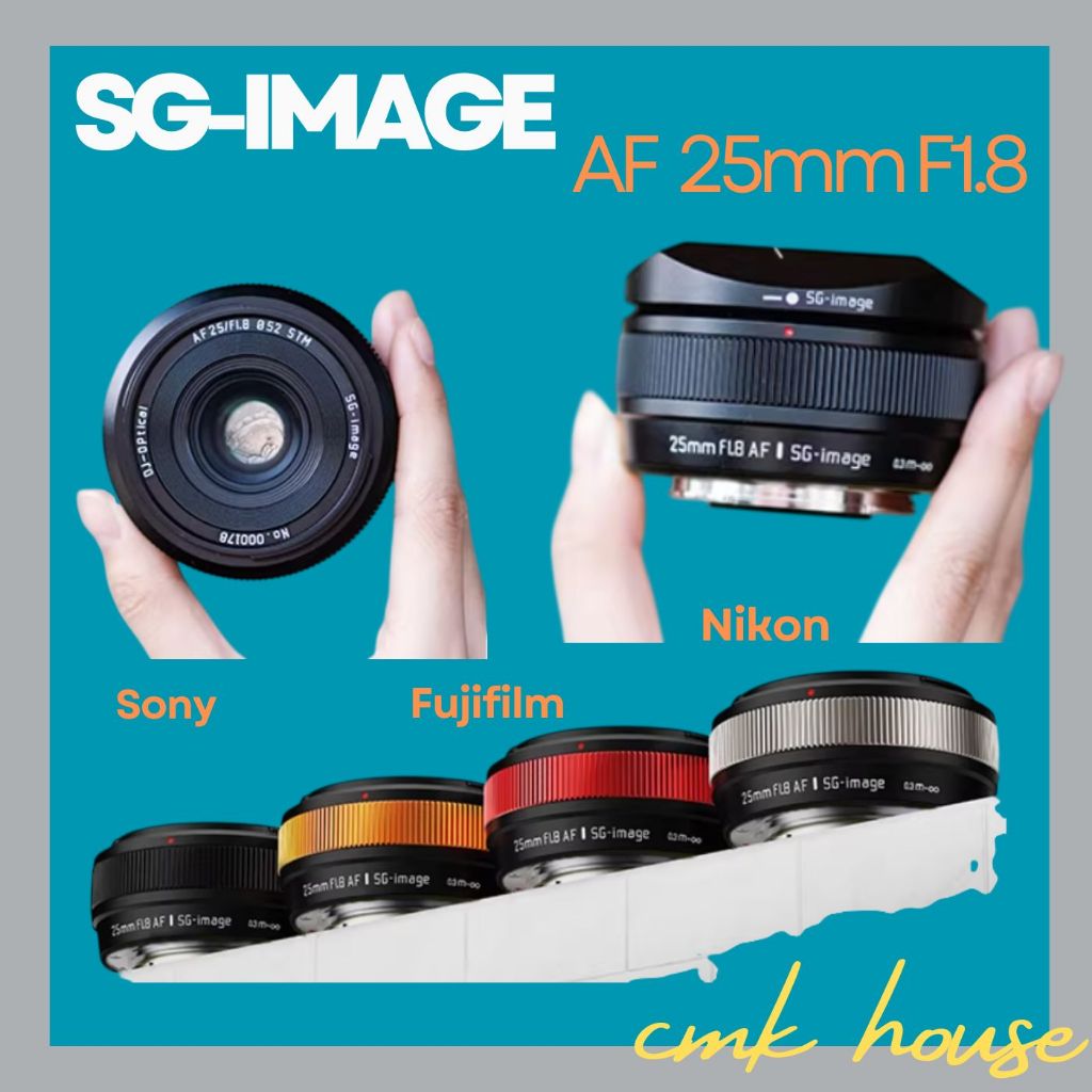 Ống Kính SG image AF 25mm f/1.8 - Góc Rộng - Lấy Nét Tự Động - Ngàm Sony | Nikon | Fujifilm
