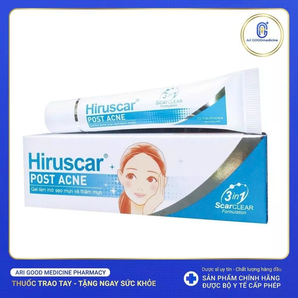 HIRUSCAR Post Acne - Gel Làm Mờ Sẹo Mụn Và Thâm Mụn