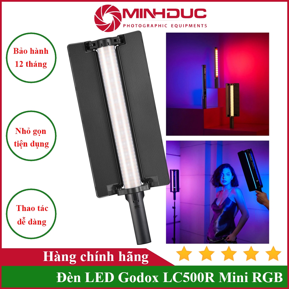 Đèn LED Godox LC500R Mini RGB Chính Hãng