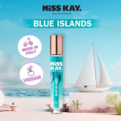 Nước hoa nữ thuần chay Miss Kay EDP BLUE ISLANDS hương thơm mát lành, ngọt dịu 25ml