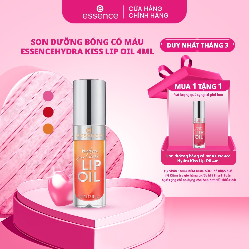 Son dưỡng bóng Essence Hydra Kiss Lip Oil 4ml