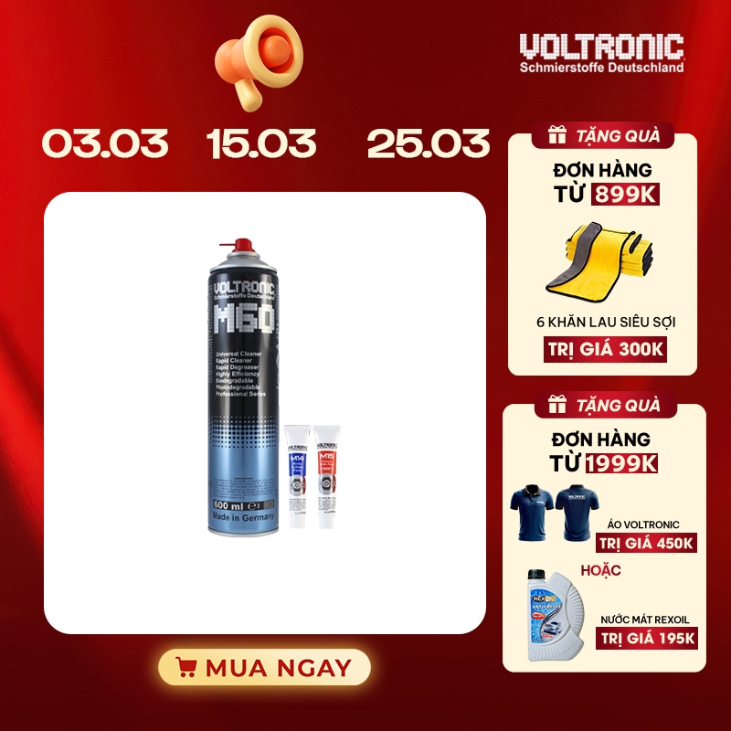 Bộ vệ sinh thắng xe, heo dầu, đĩa phanh nhập khẩu Đức VOLTRONIC BRAKE SERVICE KIT (VOLTRONIC M60, M1