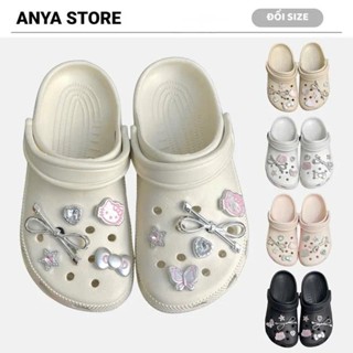 ( KHÔNG CHỮ ) Dép Sục Mèo Kim Loại Quai Hậu Thời Trang Êm Chân Không Thấm Nước - QH3 ANYA STORE