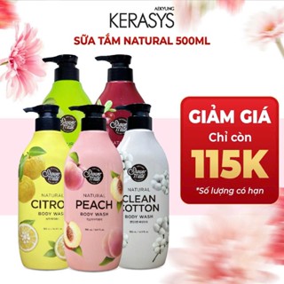 Sữa tắm Shower Mate Natural Hàn Quốc hương trái cây làm sạch sâu, dưỡng ẩm, trắng sáng da 500ml