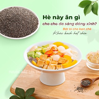 Hạt chia 100g, hạt chia đen, eat clean, dùng pha trà, làm sinh tố, nước ép, nấu ché dưỡng nhan