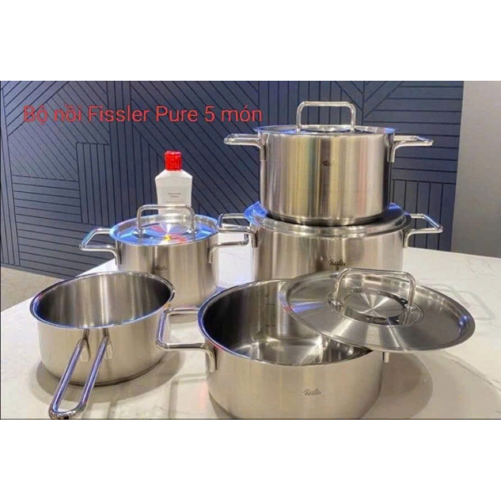 [Fissler] Bộ nồi Fissler Pure 5 món