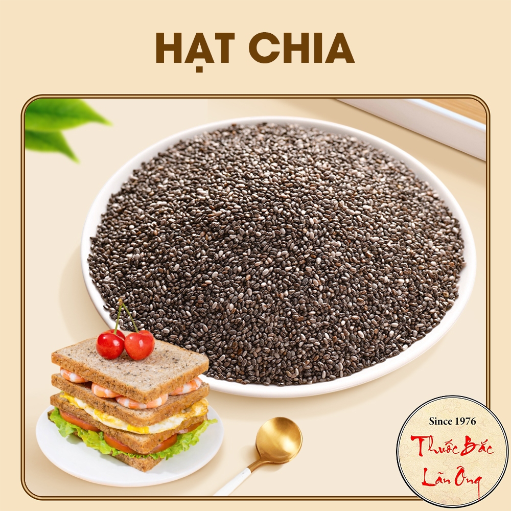 Hạt chia 1kg, hạt chia đen, eat clean, dùng pha trà, làm sinh tố, nước ép, nấu ché dưỡng nhan