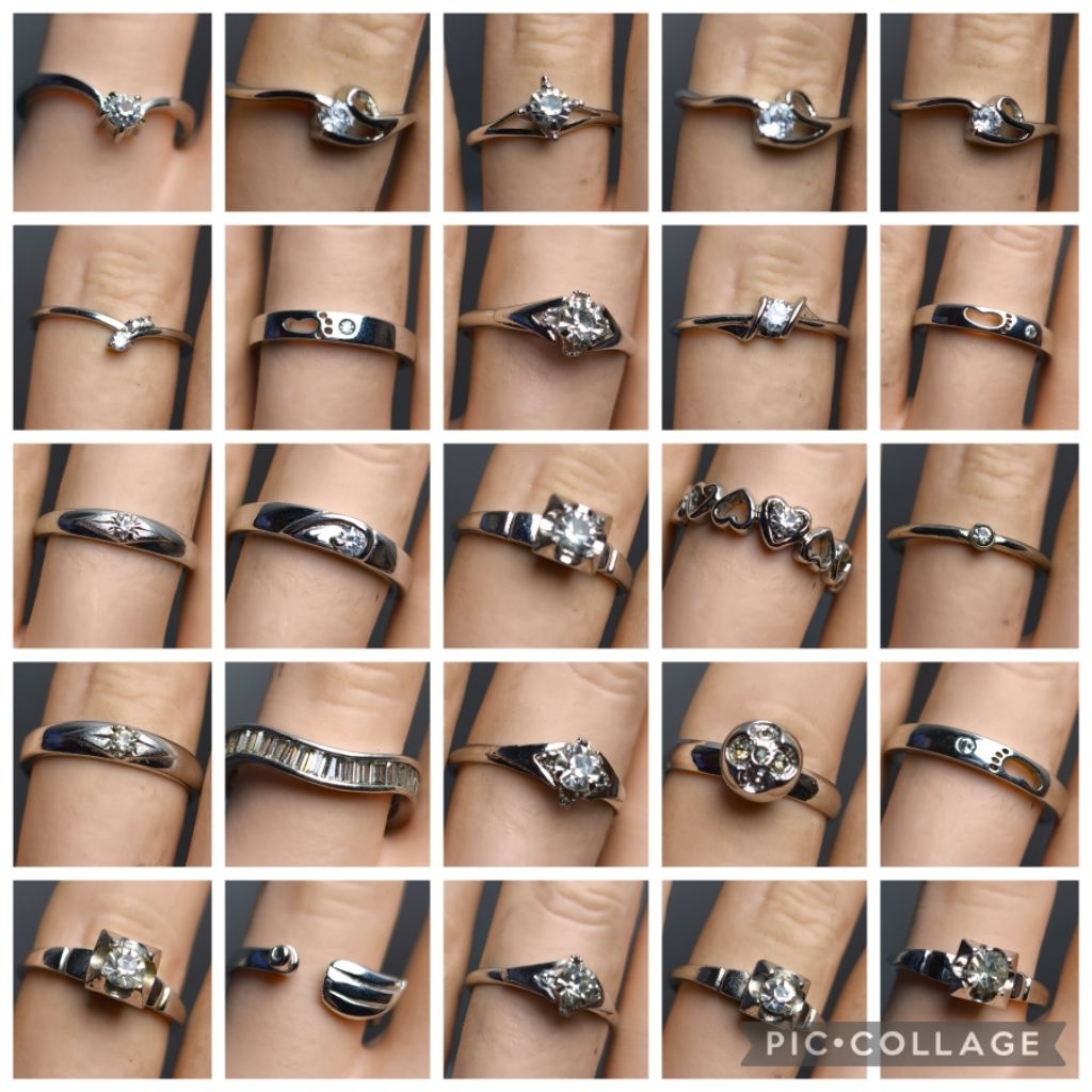 N09. Nhẫn si nhiều kiểu