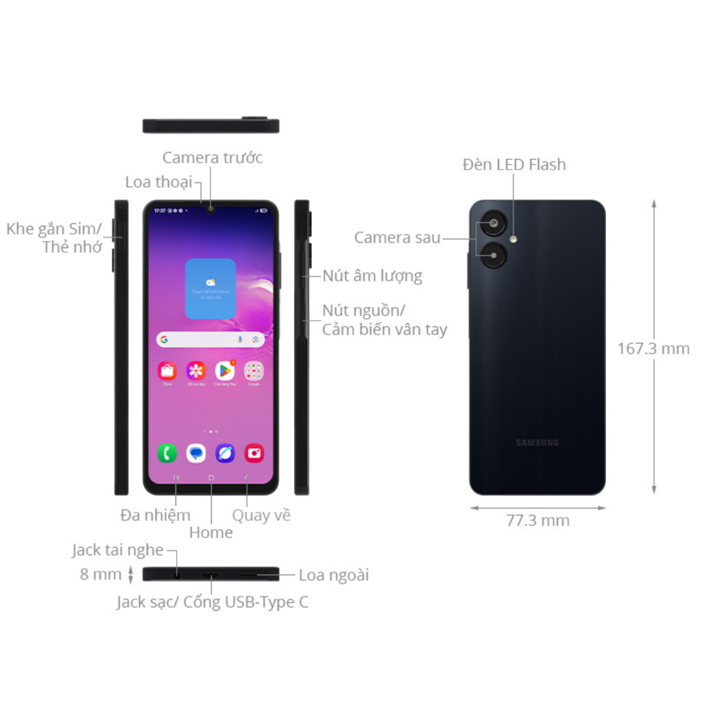 (Nguyên Seal) Điện thoại Samsung Galaxy A06 5G - Hàng Chính Hãng Bảo Hành 12 Tháng | BigBuy360 - bigbuy360.vn