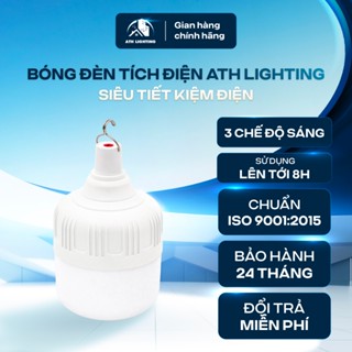 Đèn Tích Điện ATH LIGHTING 3 Chế Độ Sáng Siêu Tiết Kiệm Điện Nhỏ Gọn Tiện Lợi Dễ Dàng Mang Theo Cắm Trại, Dã Ngoại