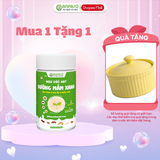 Ngũ Cốc Dưỡng Mầm Xanh Anpaso - Giàu đạm thực vật - Không bổ sung đường
