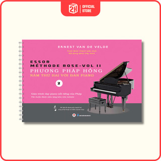 Sách Méthode Rose Vol 2 - Phương Pháp Hồng - Năm Thứ Hai Với Đàn Piano - Tập 2 (Tái Bản 2023) - 2H Books Store