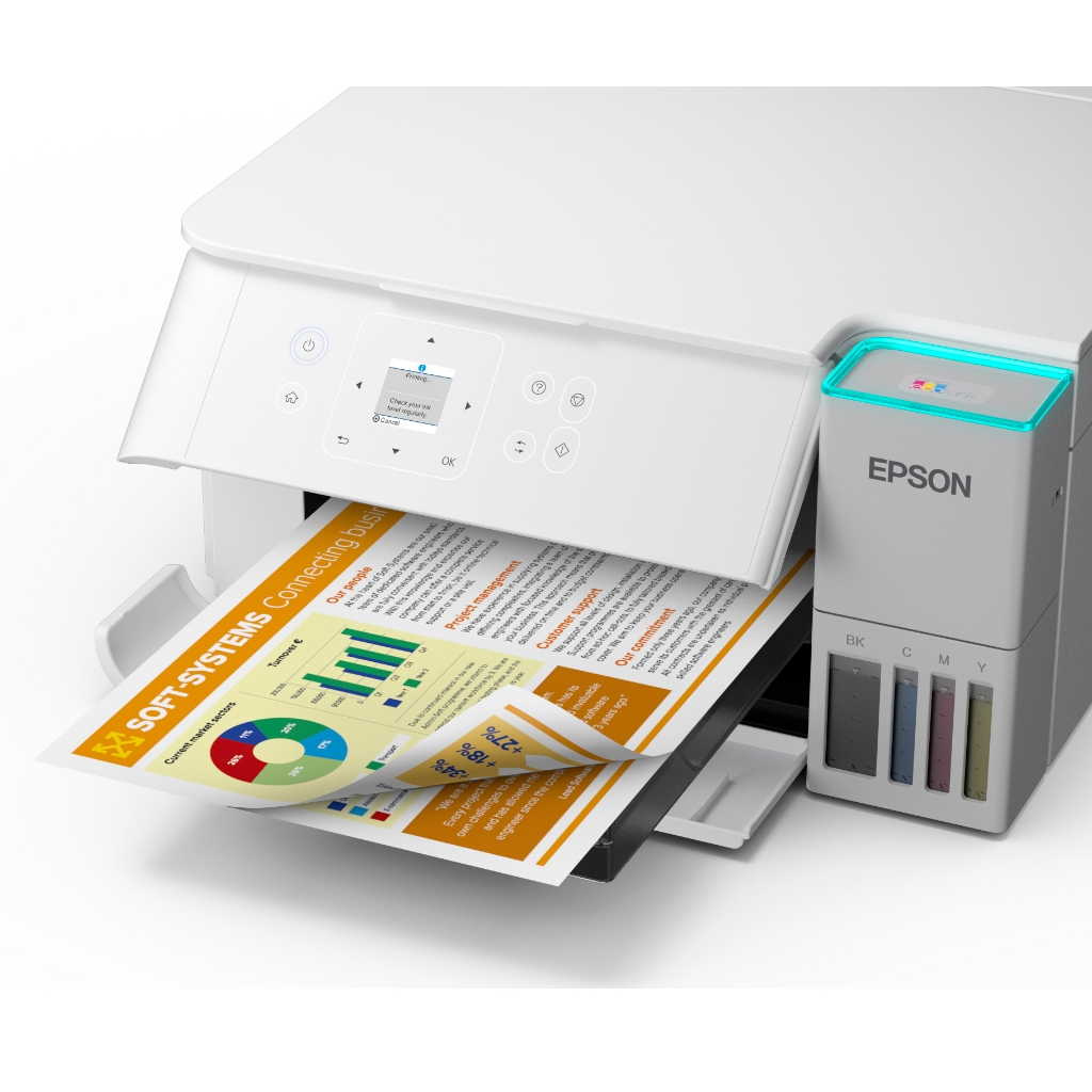 Máy In Phun Màu Đa Chức Năng Epson EcoTank L4366 In Qua Wi-Fi và Hai Mặt Tự Động (Bao Gồm Bộ Mực Chính Hãng Đi Kèm) | BigBuy360 - bigbuy360.vn