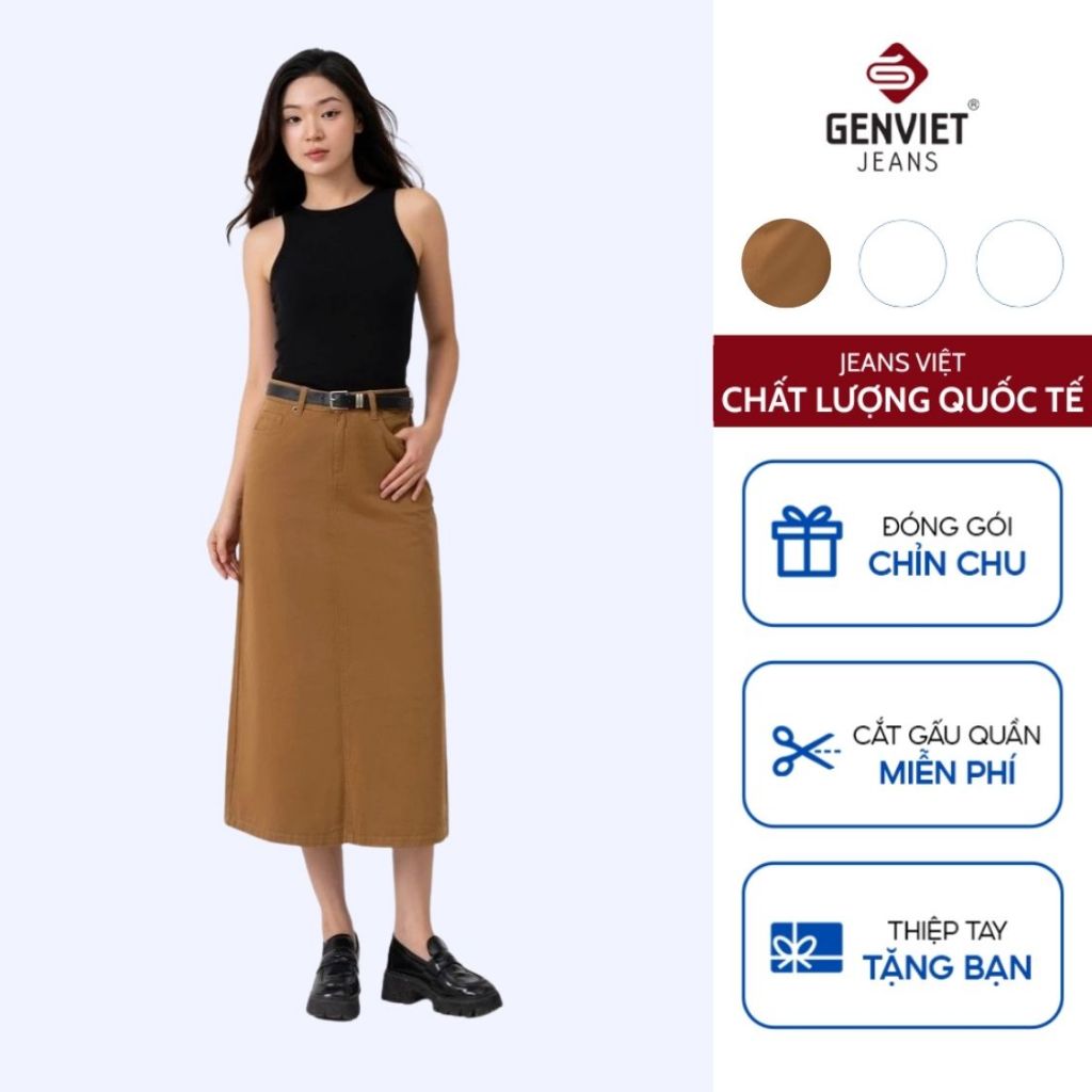 2024 Juyp Nữ Kaki Suông Trẻ Trung TJ228K8552