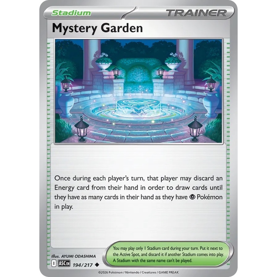 ASC - Pokemon TCG - 194/217 - Mystery Garden - Uncommon