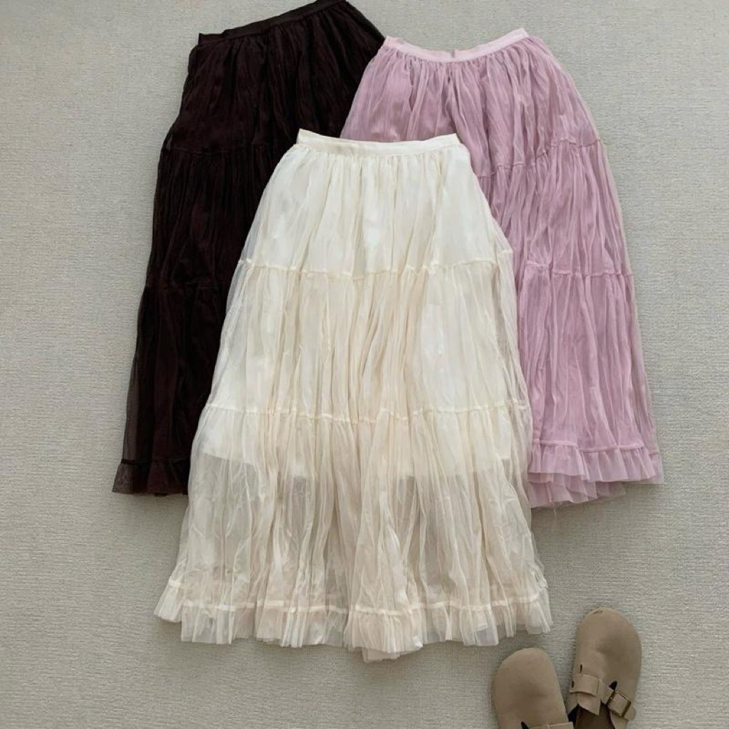 20December - Chân váy voan tơ 3 màu