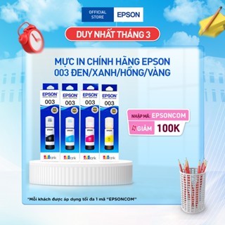 Mực In Chính Hãng Epson 003 Cho Máy L1110/L3110/L3150/L5190/L1216/l1210/L3216/L3210/L3250/L3256/L3550/L5290/L5296/L5590