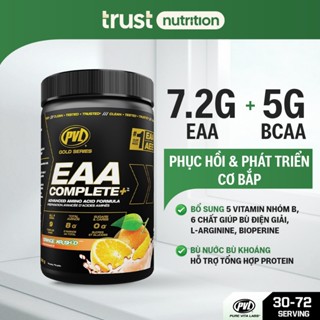 Bột điện giải phục hồi và phát triển cơ bắp PVL EAA Complete, hỗ trợ tăng tốc độ phục hồi