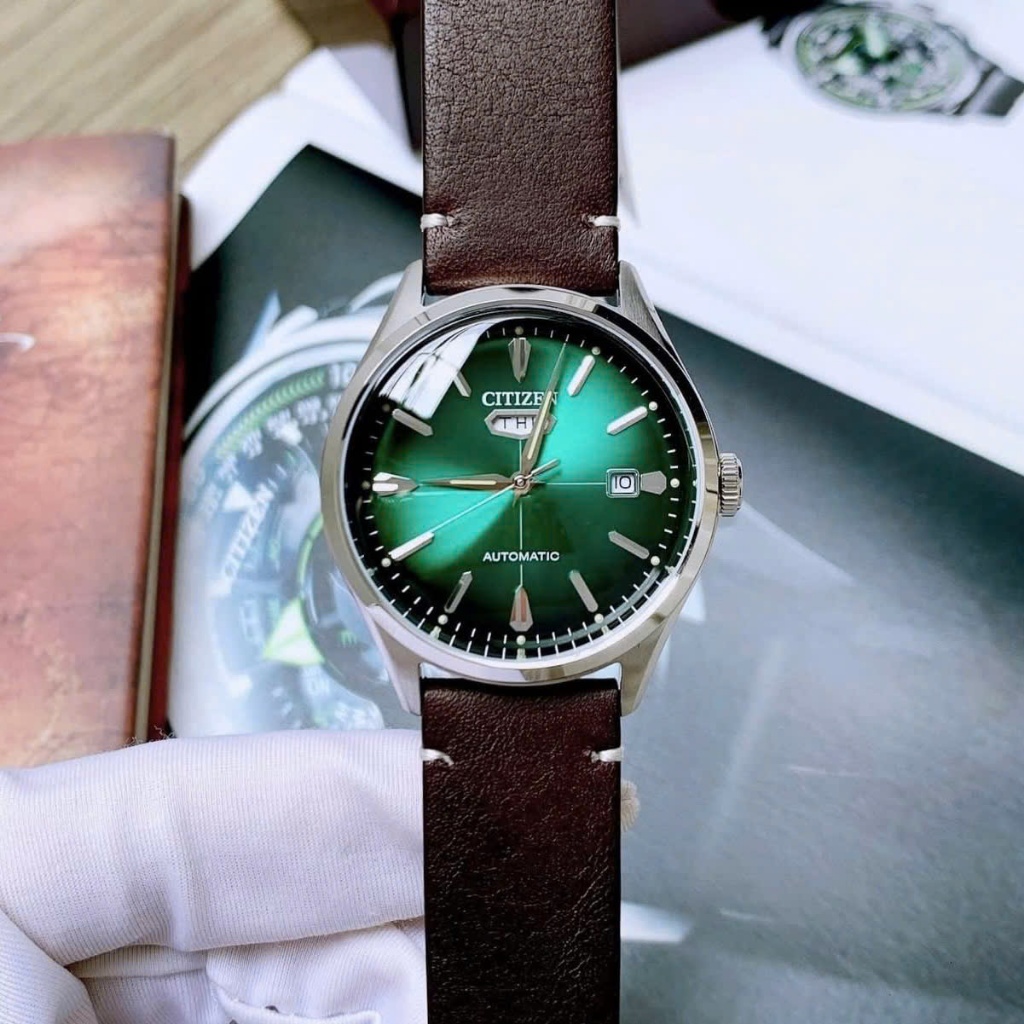 Đồng hồ nam dây da Citizen C7 Automatic NH8390-03X