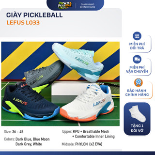 [Tăng 1 size] Giày Pickleball,Tennis,Cầu Lông Lefus L033 Chính Hãng Đế EVA đàn hồi cao TPU chốngxoắn
