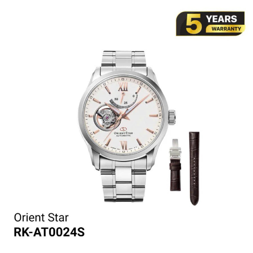 Đồng Hồ Nam Orient Star RK-AT0024S Automatic Size 39.3 Silver Case New 2026