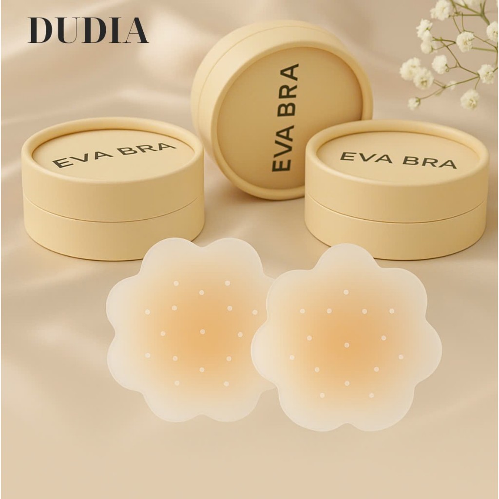 Bộ 2 Hộp (12 Miếng) Dán Ngực DUDIA Silicon [P20 P02-2]