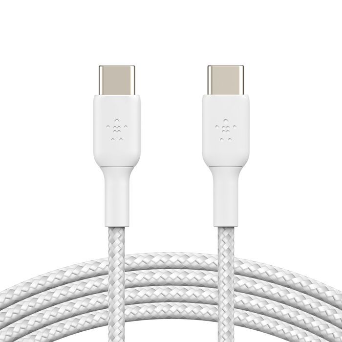 Combo Sạc Nhanh 20W USB-C Mophie White kèm Cáp Belkin 30W/60w vỏ dù | BigBuy360 - bigbuy360.vn