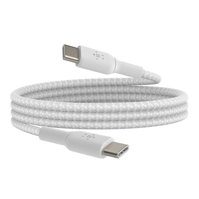 Combo Sạc Nhanh 20W USB-C Mophie White kèm Cáp Belkin 30W/60w vỏ dù | BigBuy360 - bigbuy360.vn