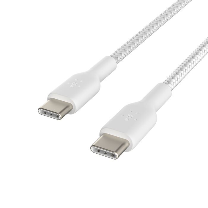 Combo Sạc Nhanh 20W USB-C Mophie White kèm Cáp Belkin 30W/60w vỏ dù | BigBuy360 - bigbuy360.vn