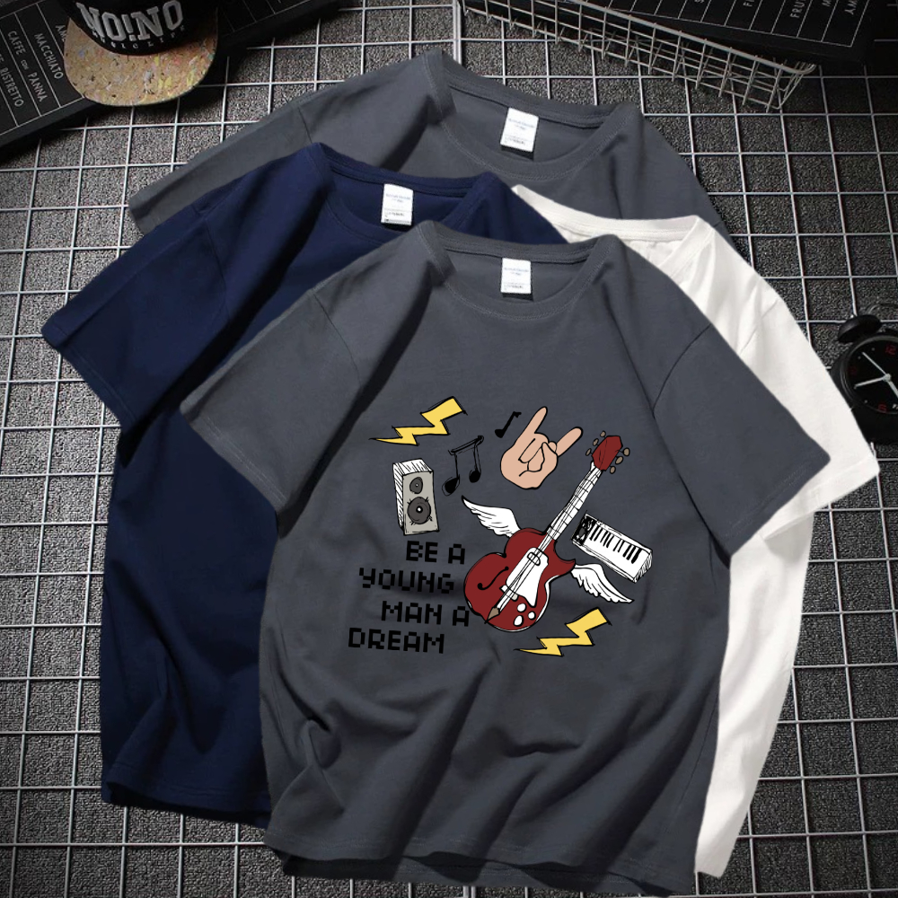 Áo phông đôi form rộng chất cotton 100%, in chữ cá tính cho cặp đôi t shirt by cotton bigsize